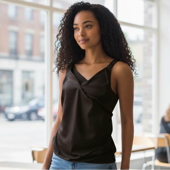 JEAN PAUL GAULTIER Target Black Twist Ruched Tank Y2K Vintage - Picture 1 of 12